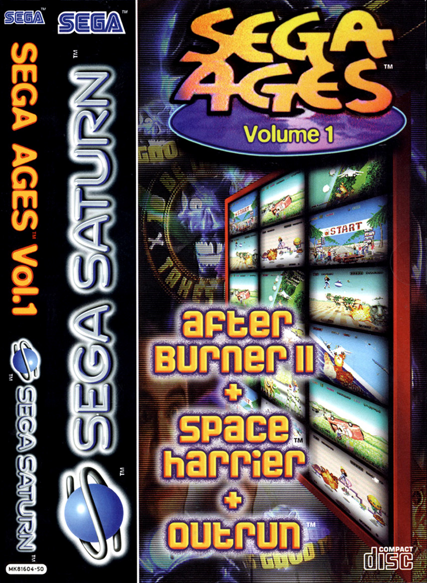 Sega Saturn S Sega Ages Vol 1 E Game Covers Box Scans Box Art Cd Labels Cart Labels 